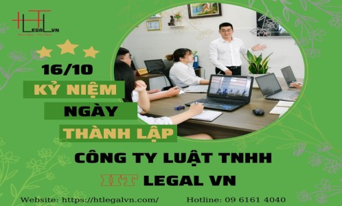 Mừng ngày kỷ niệm thành lập Công ty Luật TNHH HT Legal VN